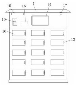 Intelligent temporary storage machine based on Internet of Things management and control