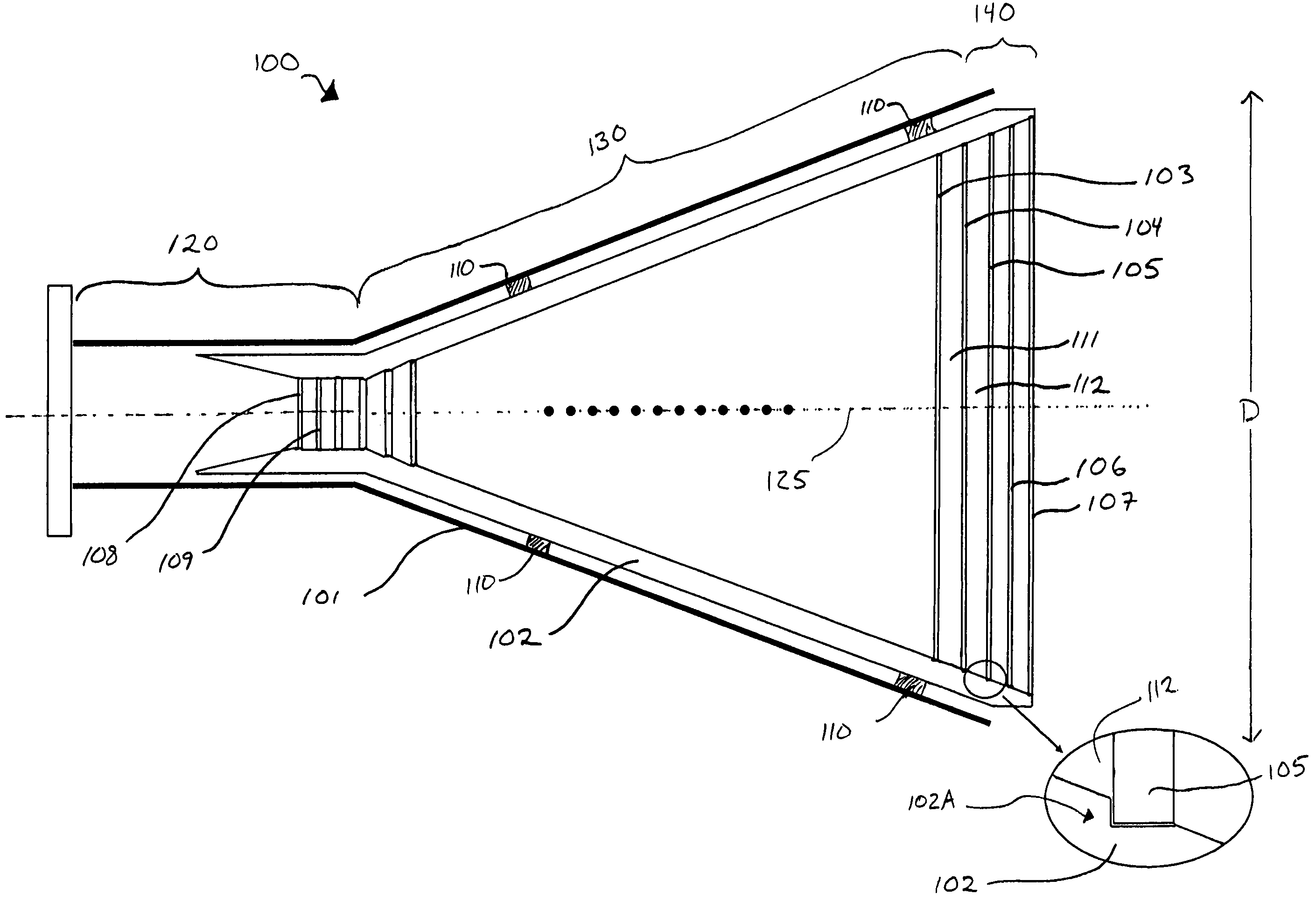 Artificial dielectric antenna elements