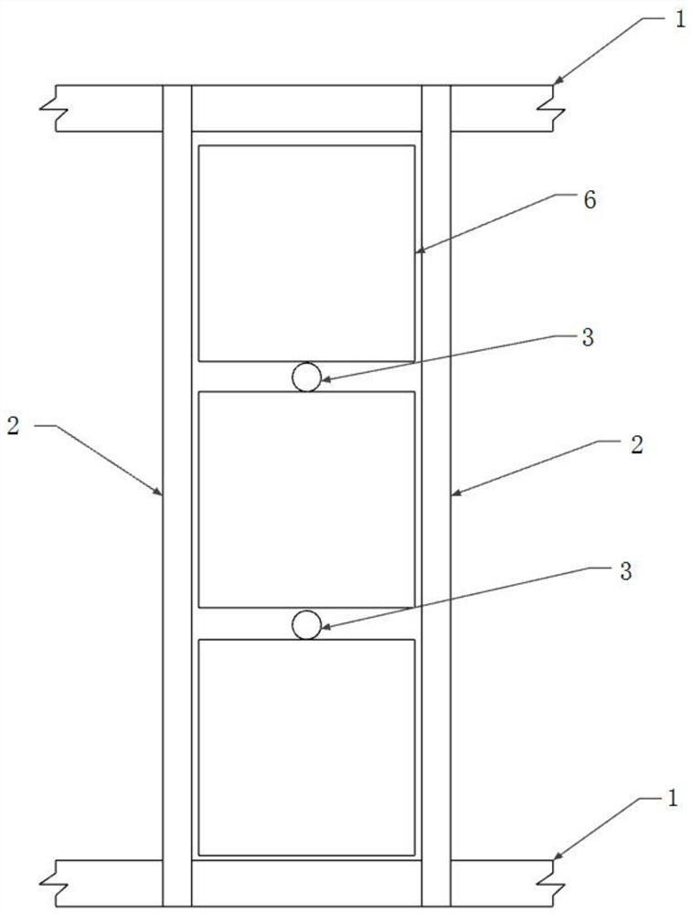 Concrete test block curing spacing isolation device and using method thereof