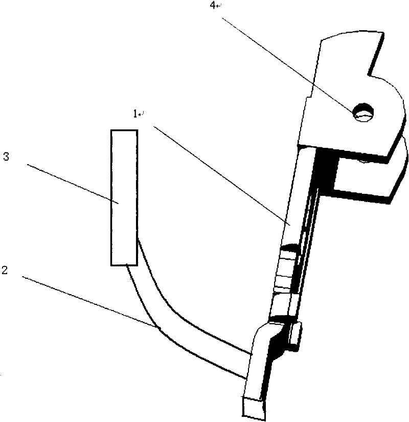 Moving contact device of relay