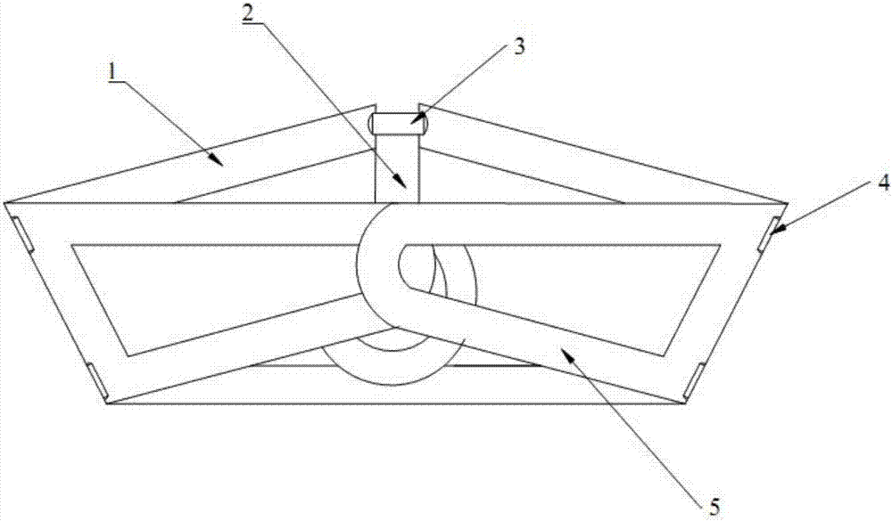 Foldable clothes hanger