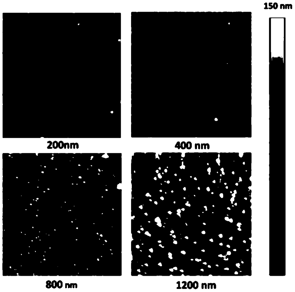 A kind of SERS substrate and preparation method based on rebco template