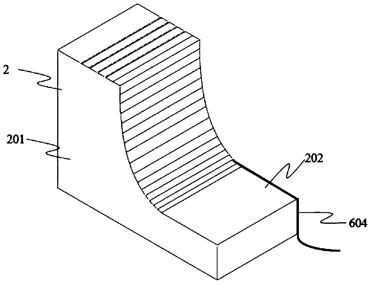 Model test system for simulating soil slope collapse process