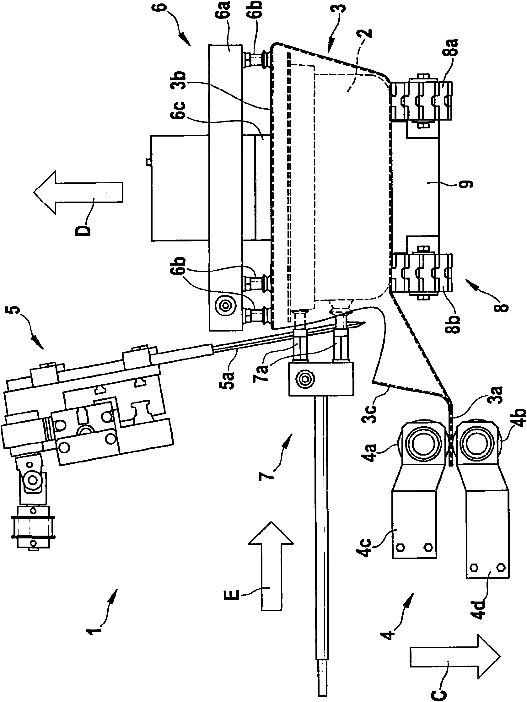 Device and method for removing a sterile object from a sterile packaging