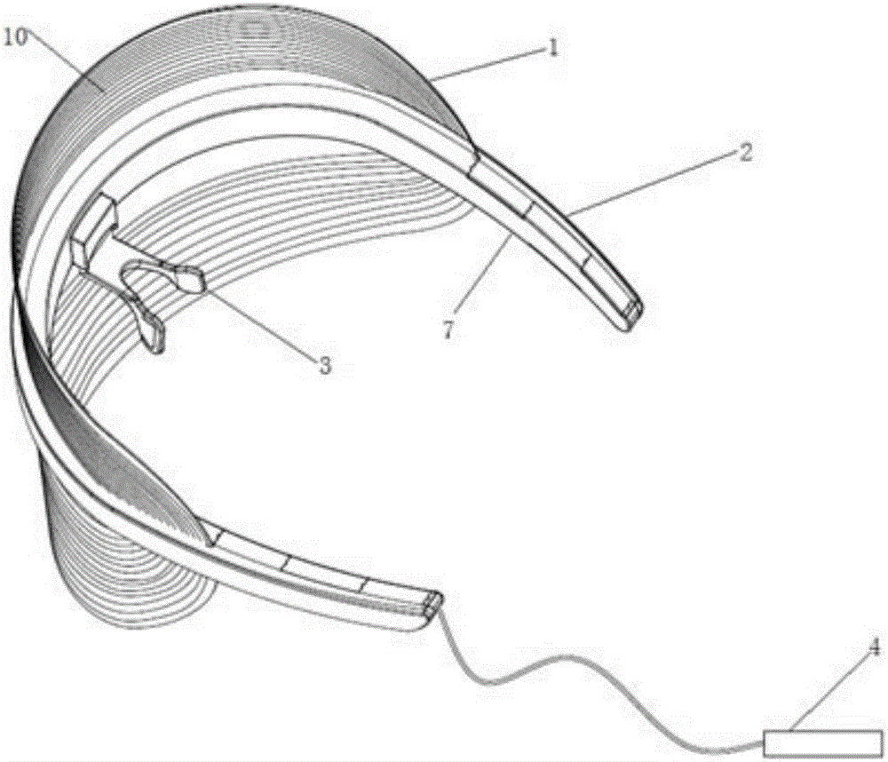 LED facial mask manufacturing method and LED facial mask