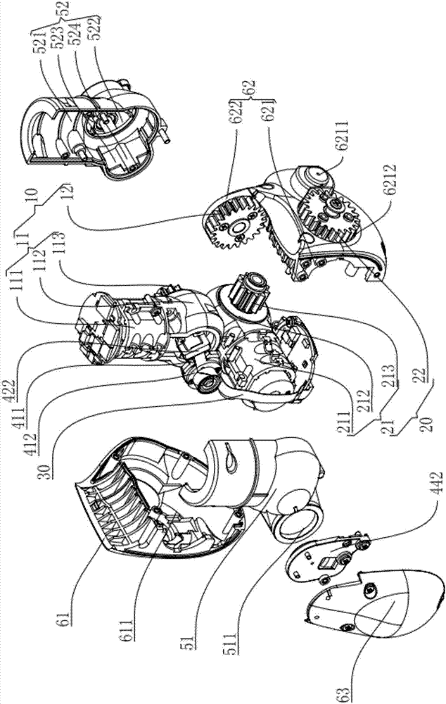 Robot joint winding structure and robot