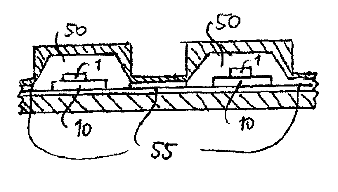 Radiation-emitting and/or radiation-receiving semiconductor component and method for the production thereof