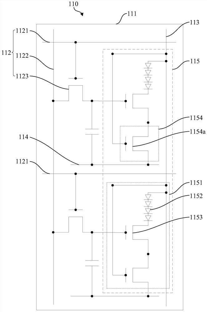 Backlight lamp panel, backlight module and display device