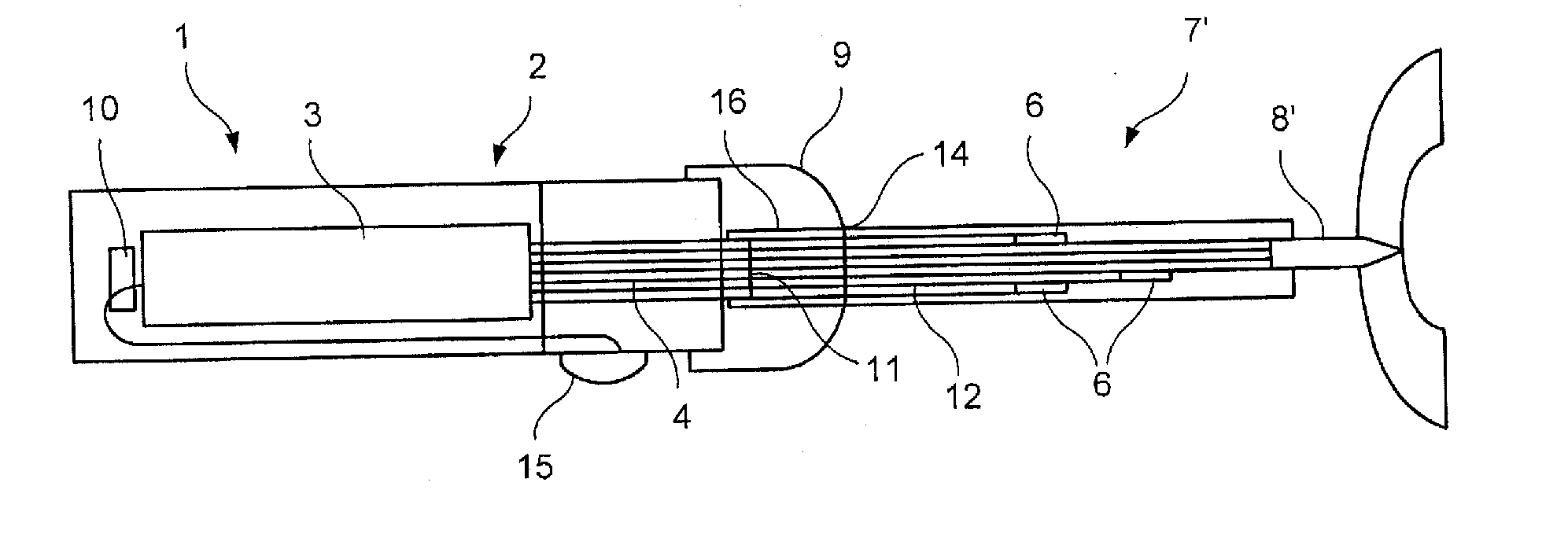 Kit for Implanting Heat Deformable Fixation Elements of Different Sizes