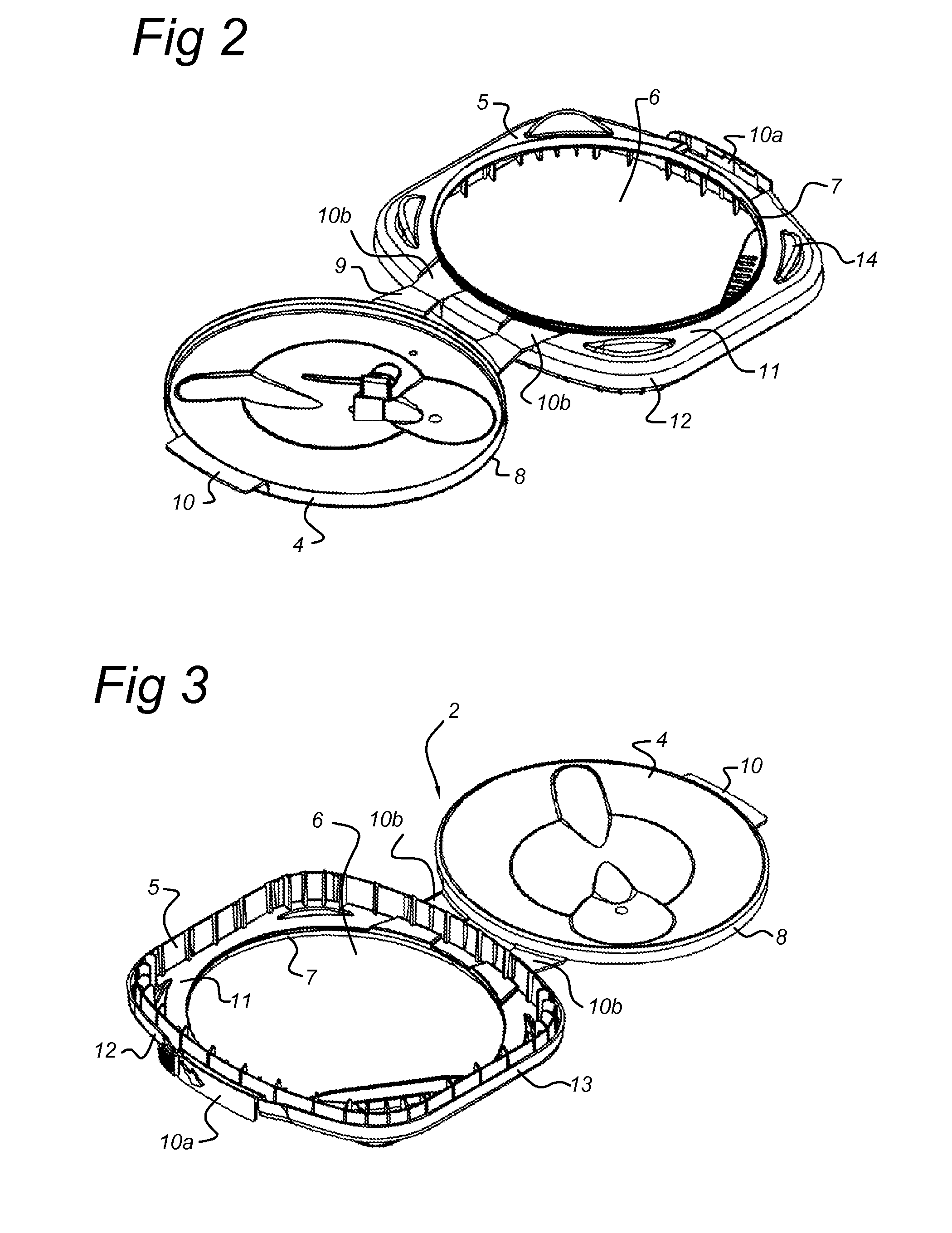 Container assembly having stacking provisions