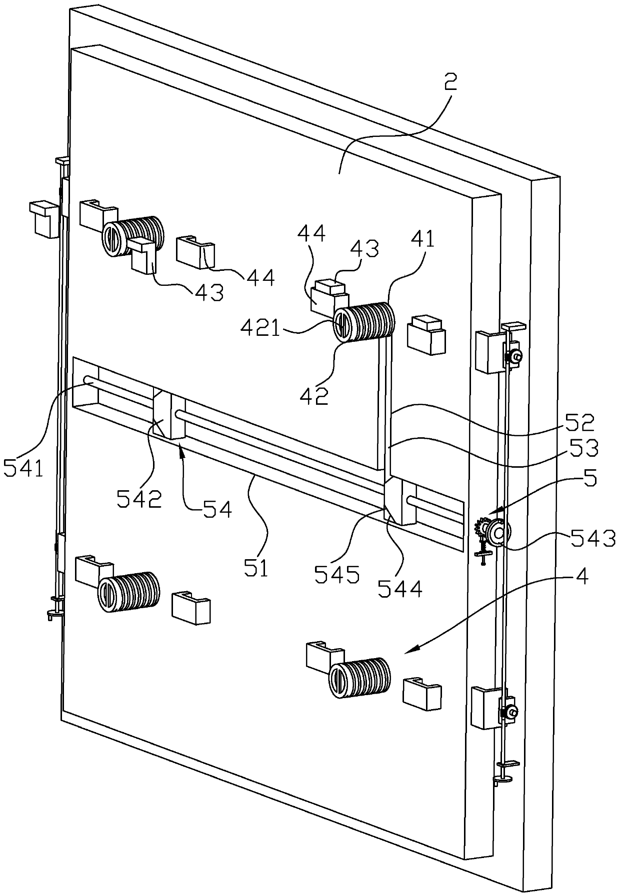 Curtain wall structure and installation method thereof