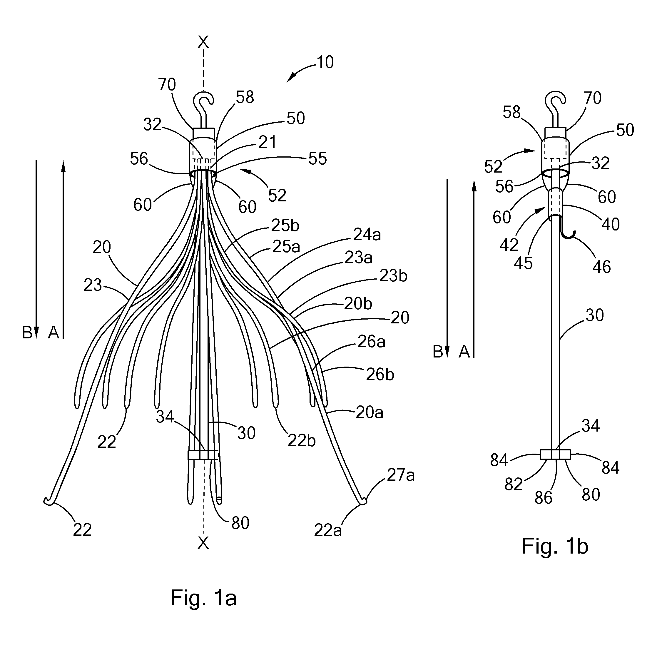 Femoral removal vena cava filter