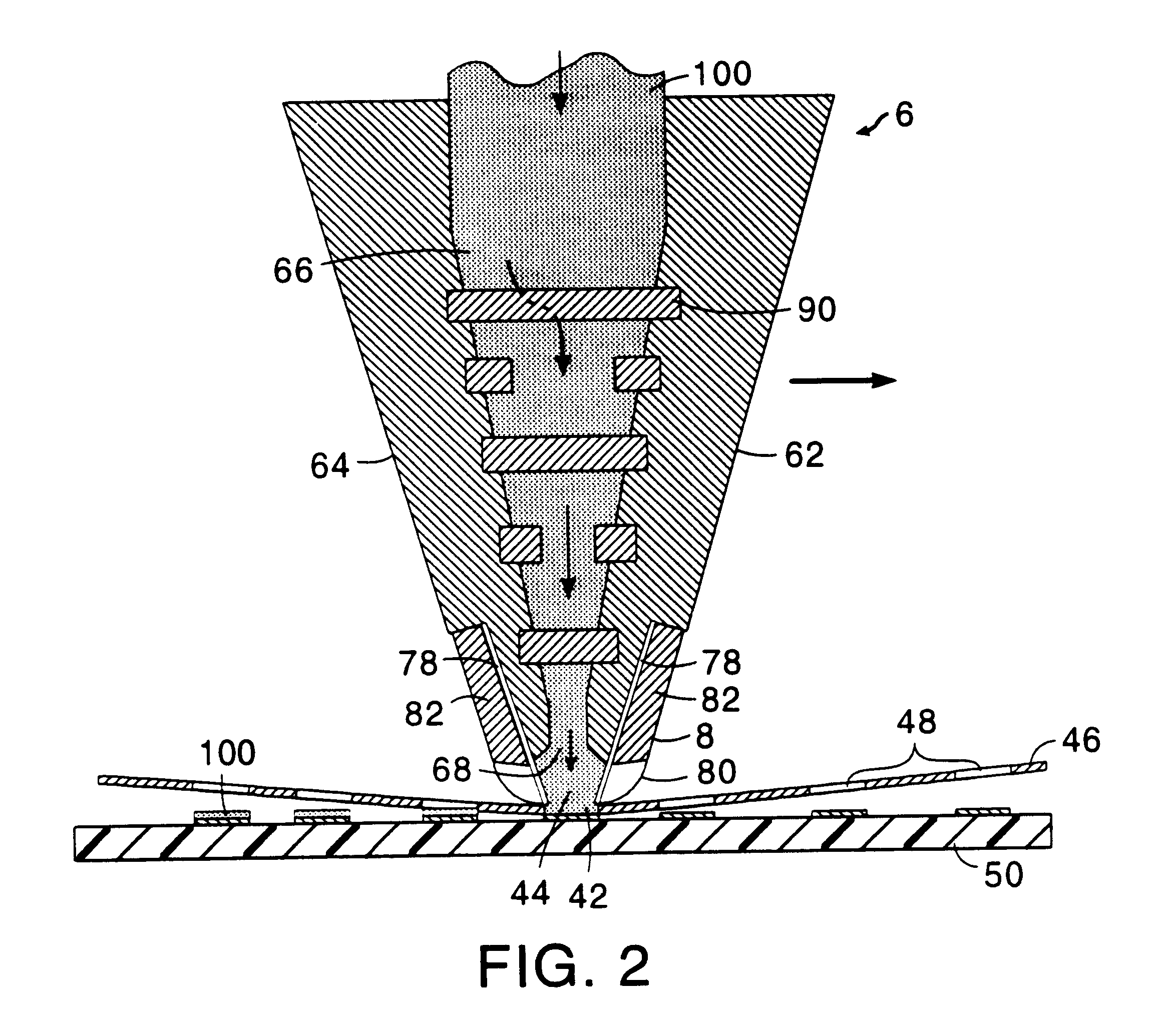 Method and apparatus for dispensing viscous material