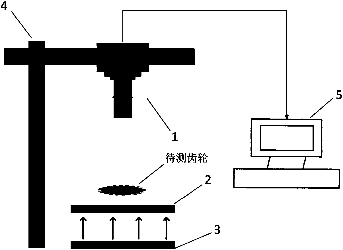 Micro-duplicate gear tooth break defect detecting method based on gear center distance curves