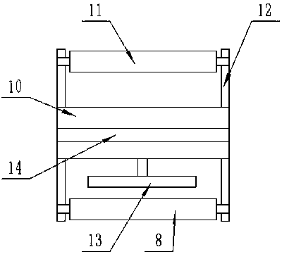 High-yield environment-friendly food packaging material processing device and preparation method