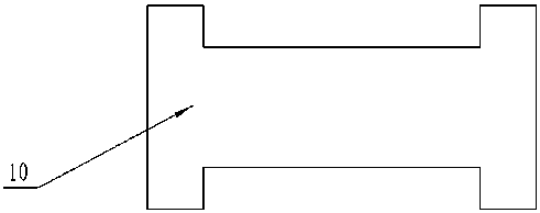 High-yield environment-friendly food packaging material processing device and preparation method