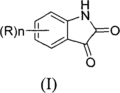 Synthesis method of isatin derivatives