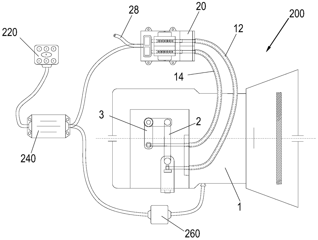 Electronically controlled shift control method, transmission electronically controlled shift control device and system