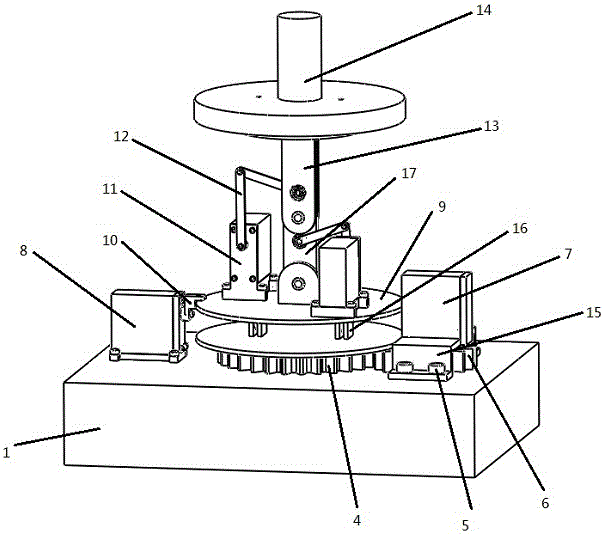 A humanoid neck movement mechanism