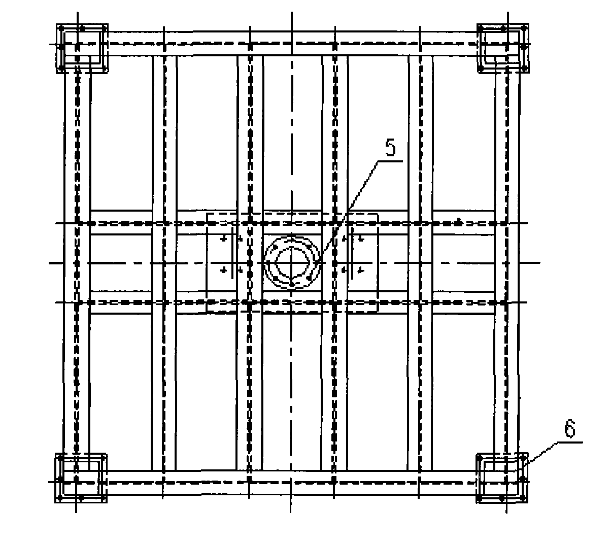 Double-sided opposite pressing interior trim molding hydraulic press