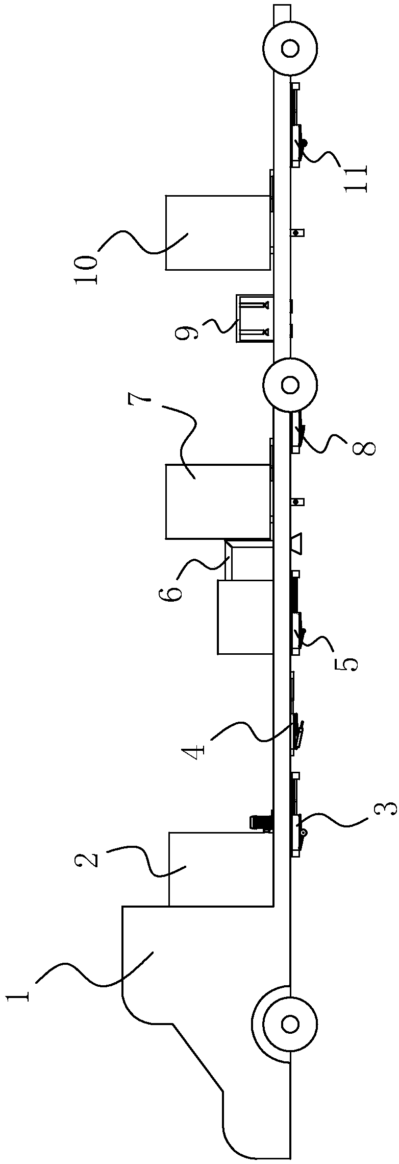 Asphalt pavement repairing device for municipal engineering