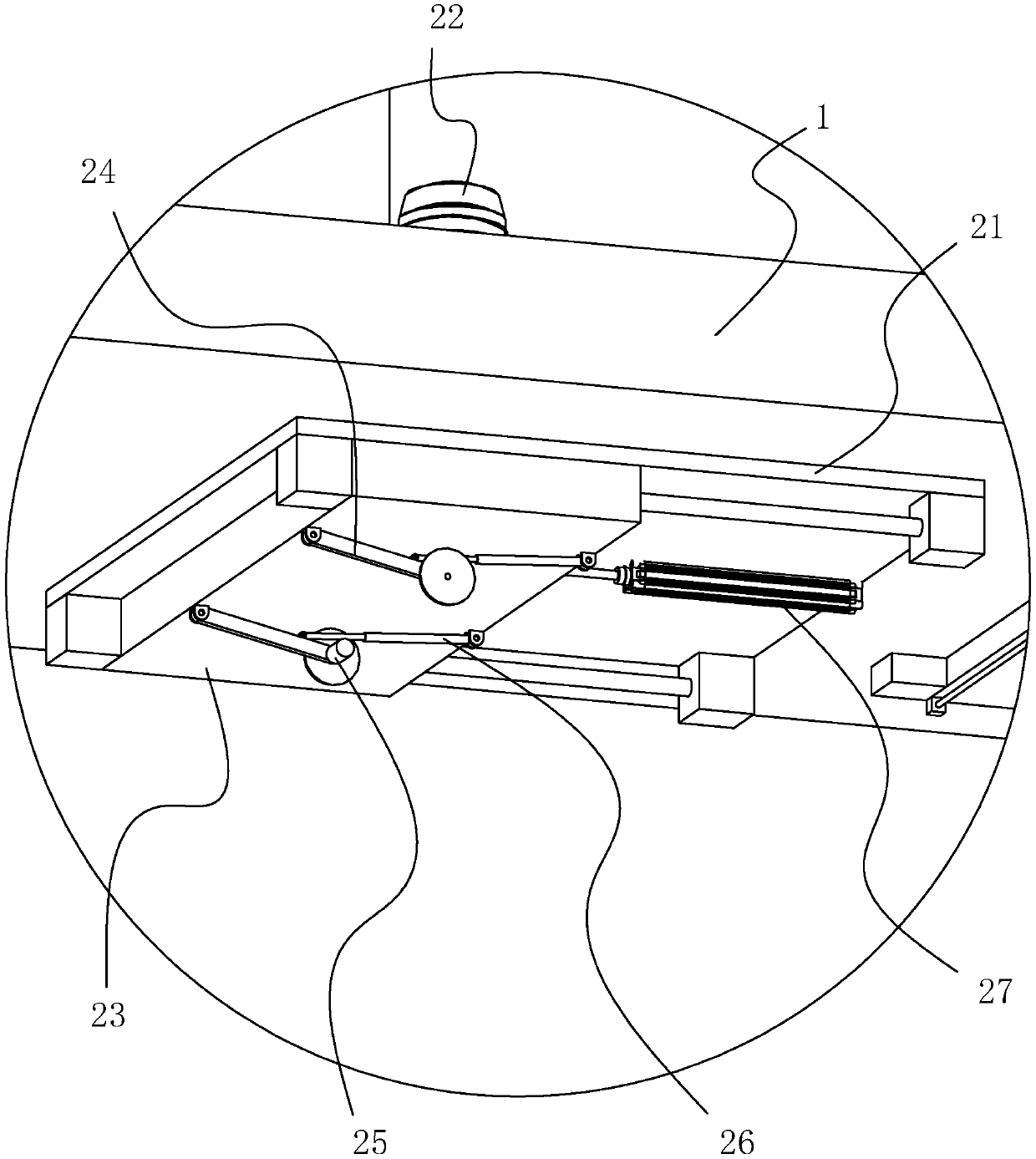 Asphalt pavement repairing device for municipal engineering