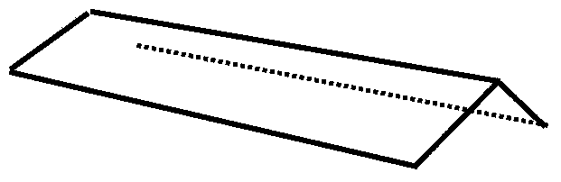 Material mixing apparatus with folded plate type deflection baffles