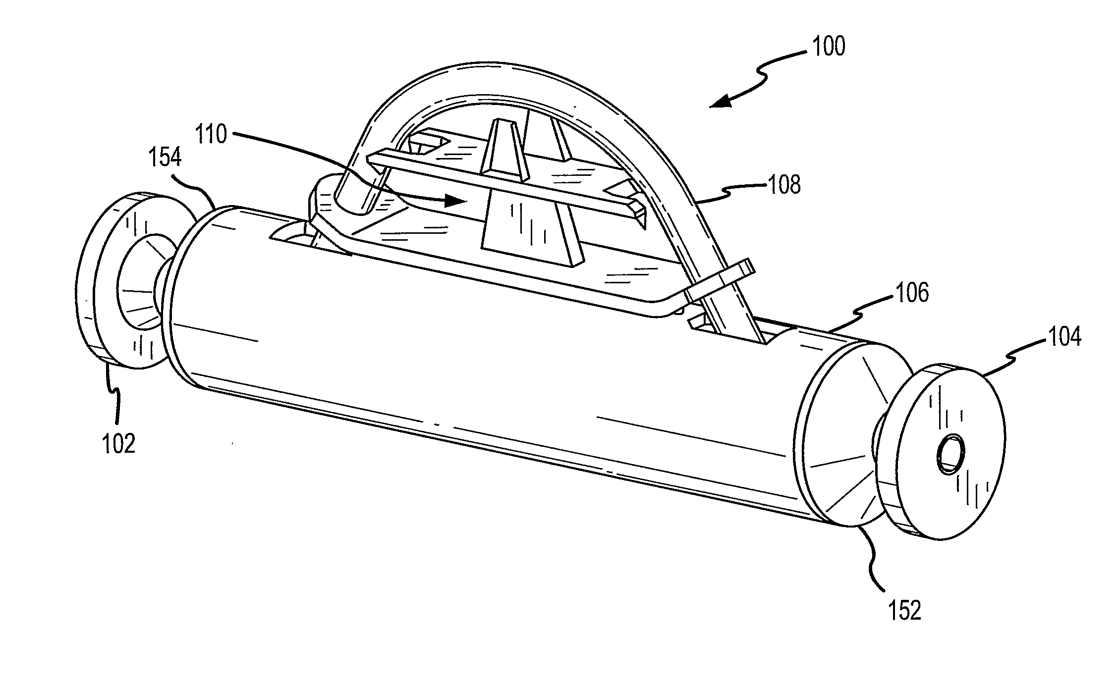 Balancing structure for a single curved tube coriolis flow meter