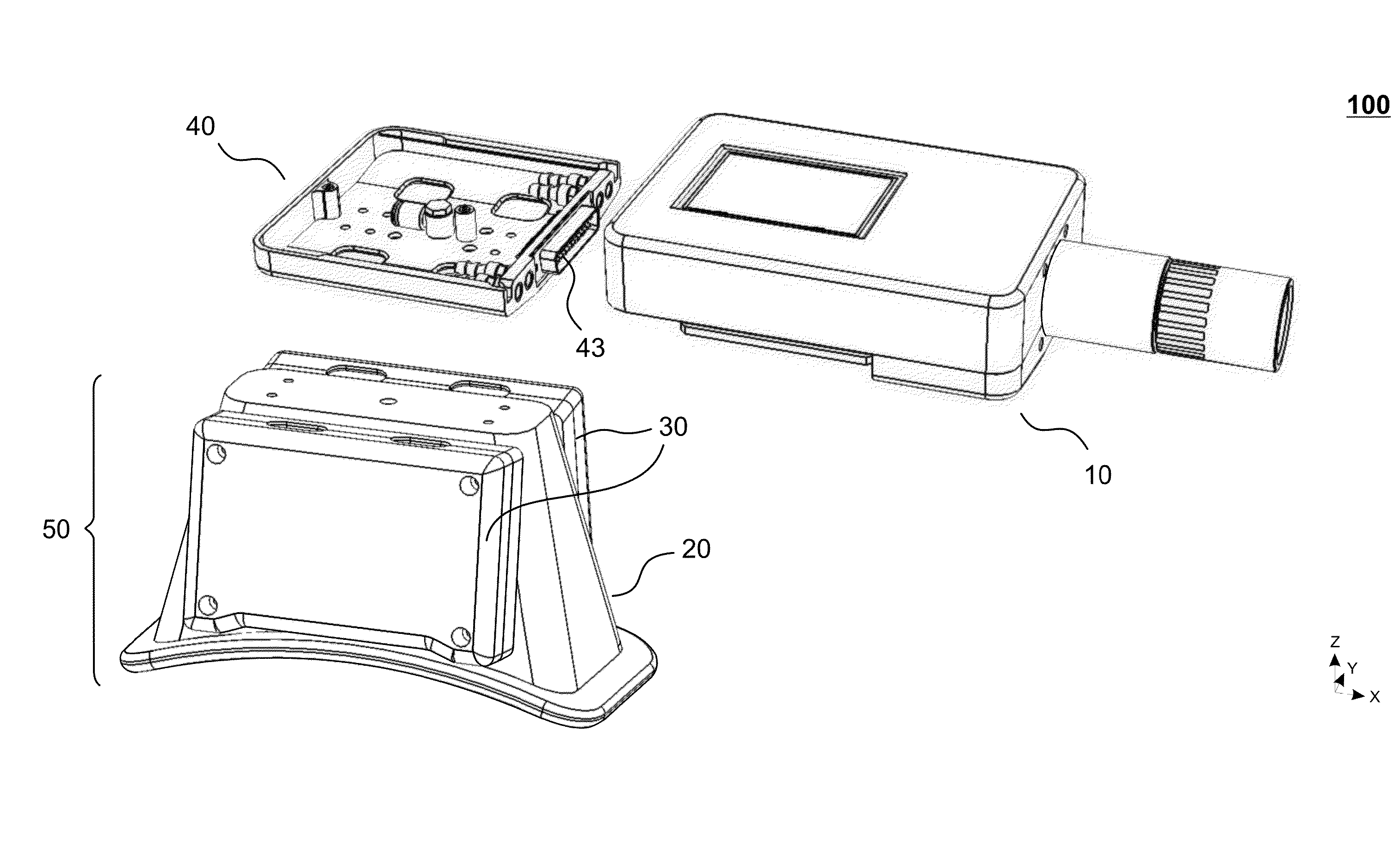 Handpiece assembly for an apparatus used in cosmetic treatment