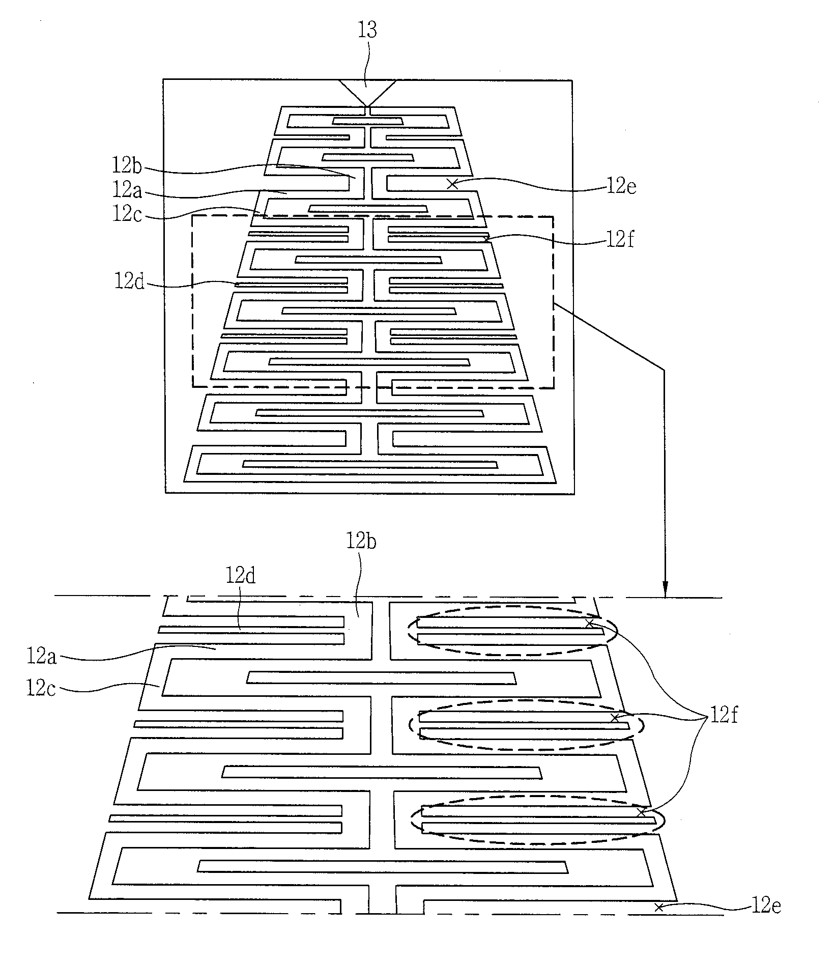 Log-periodic dipole array antenna and smart skin having the same