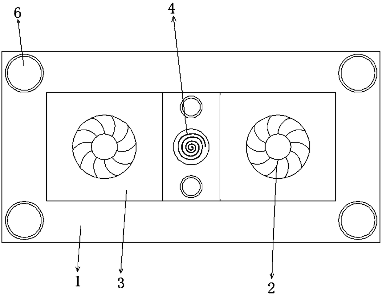 Mounting base with moisture-proof function for low-voltage power distribution cabinet