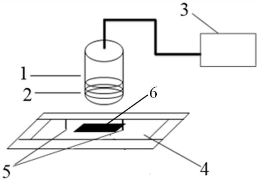 Optical detection device and detection method for hybrid integrated circuit component defects