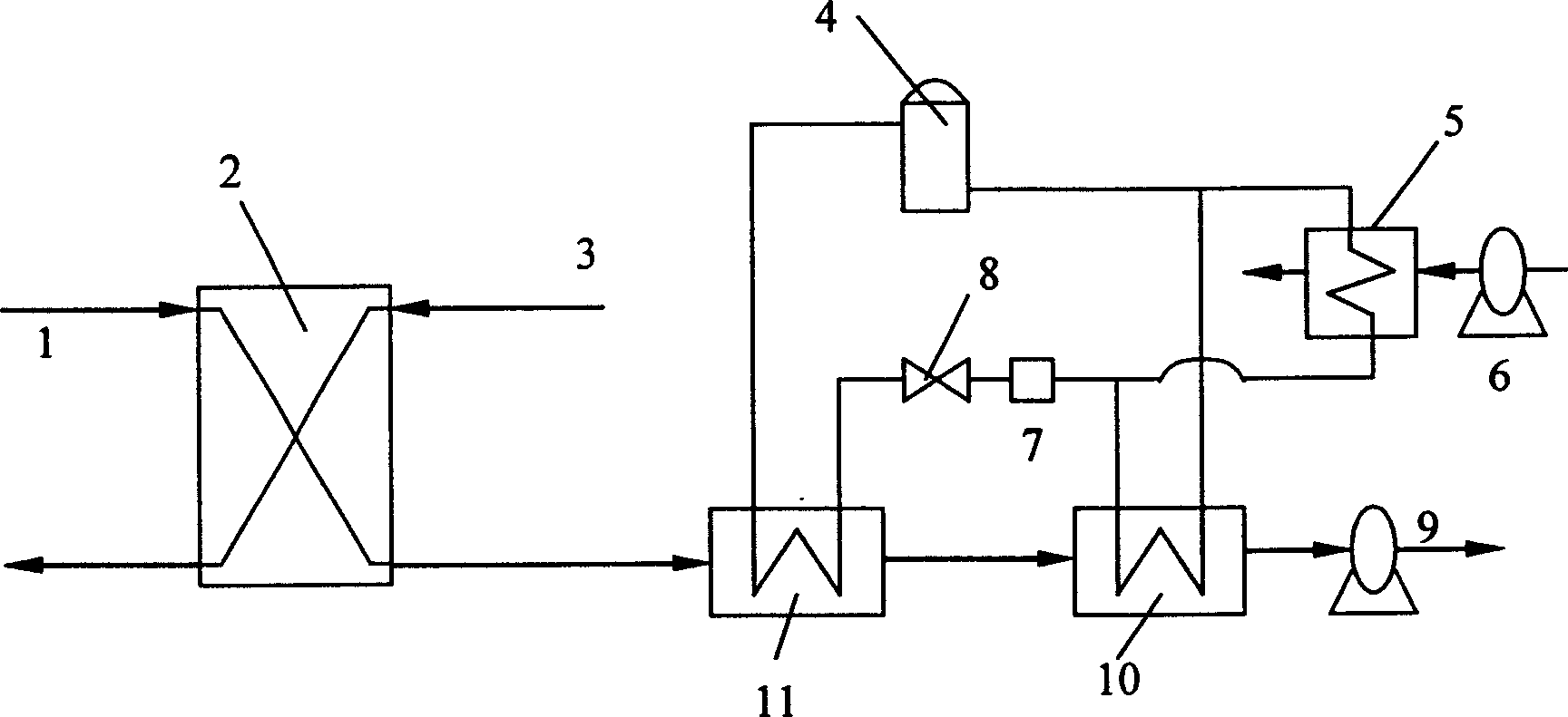 Composite dehumidifying method based on film and its apparatus and application