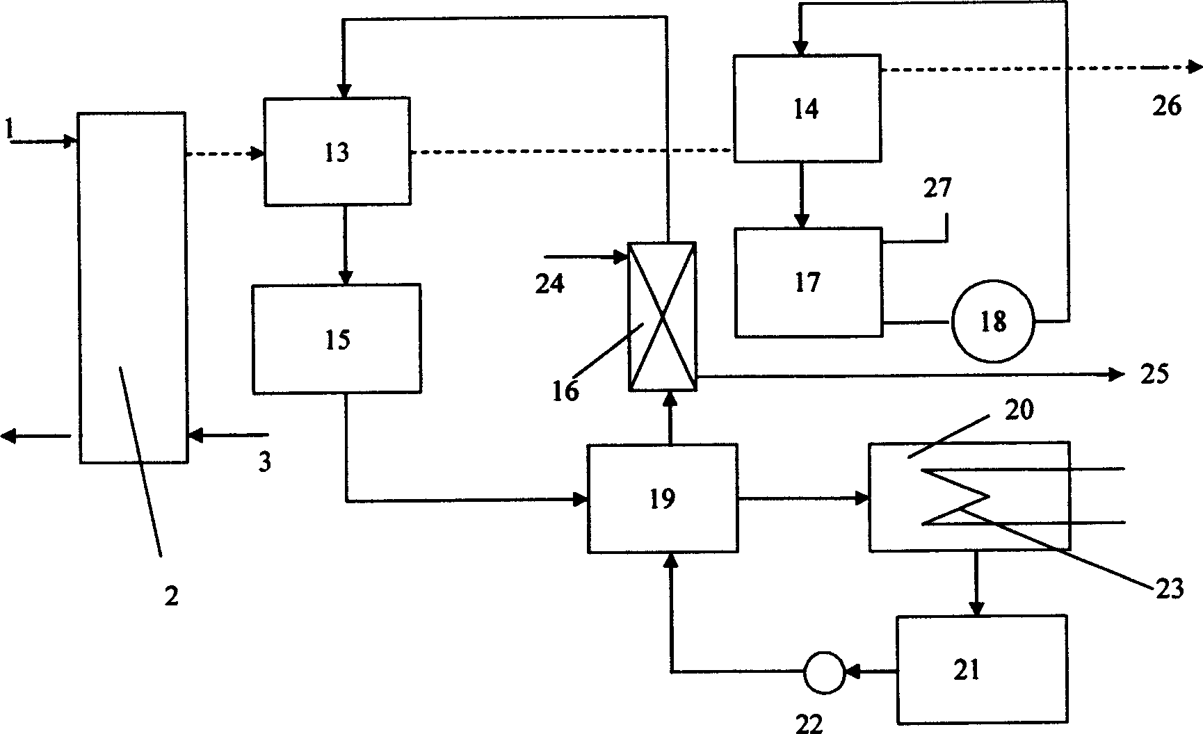 Composite dehumidifying method based on film and its apparatus and application