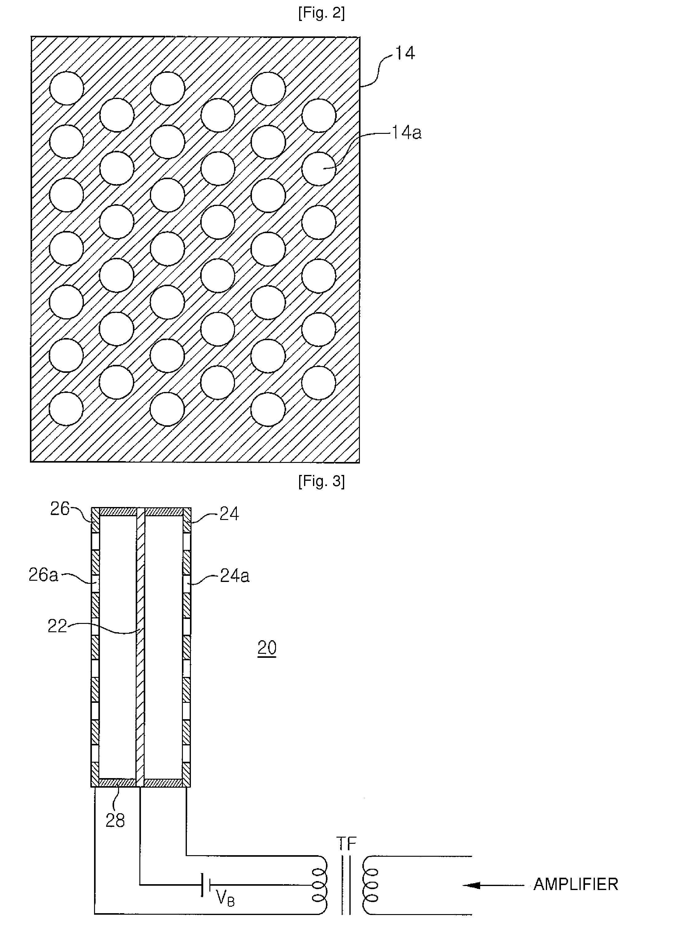 Electrostatic speaker having ventilative diaphragm