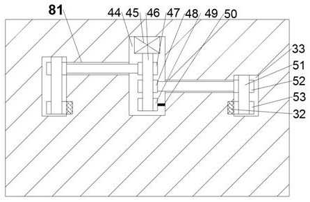 Subsequent sand removal inspection device for cast pipe fitting