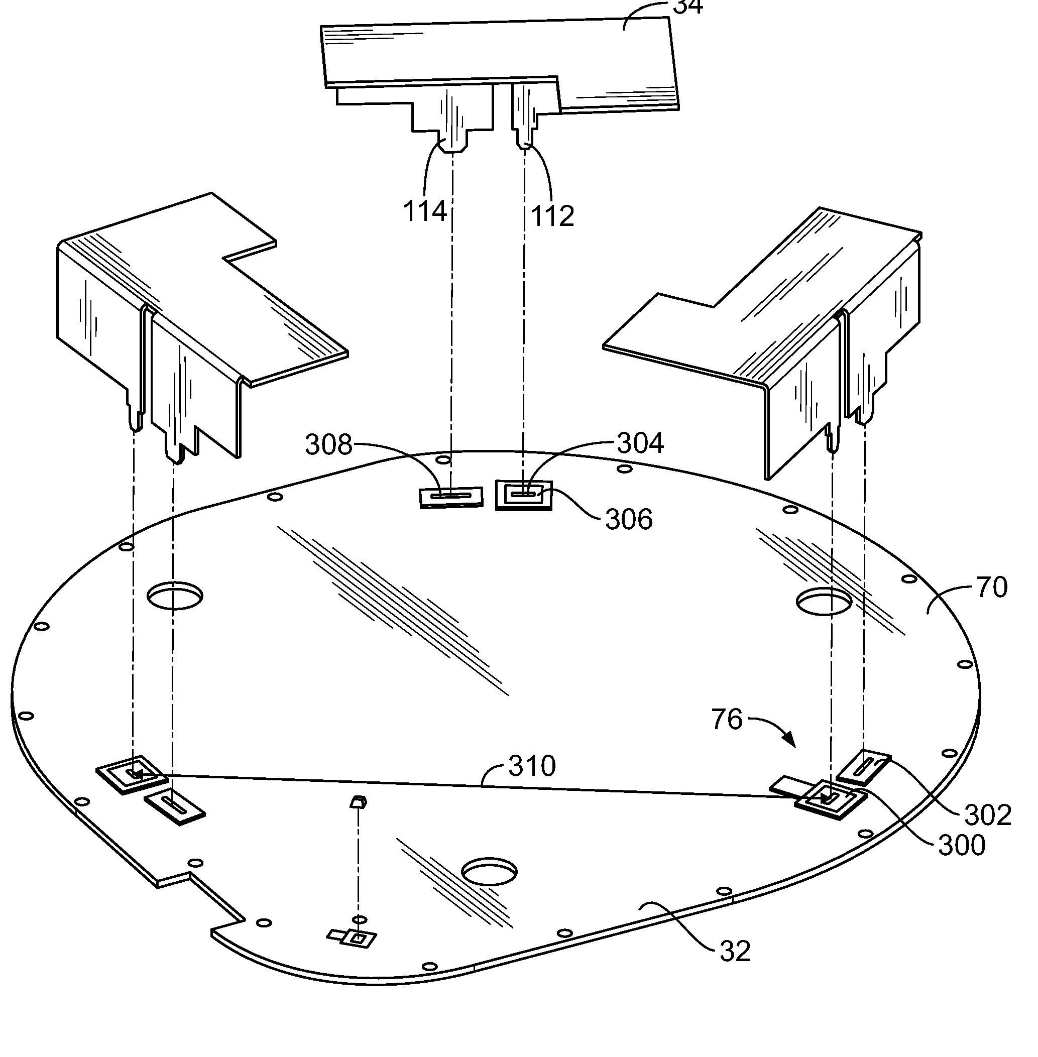 Antenna assembly having multiple antenna elements with hemispherical coverage