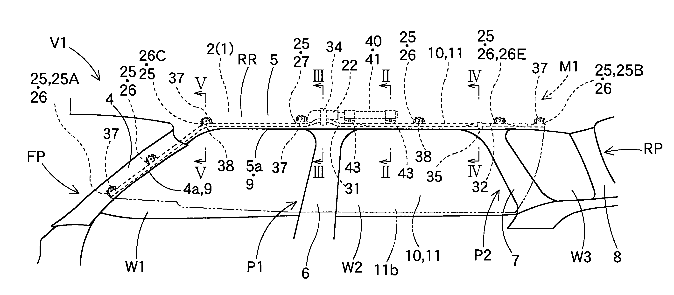 Head protecting airbag device