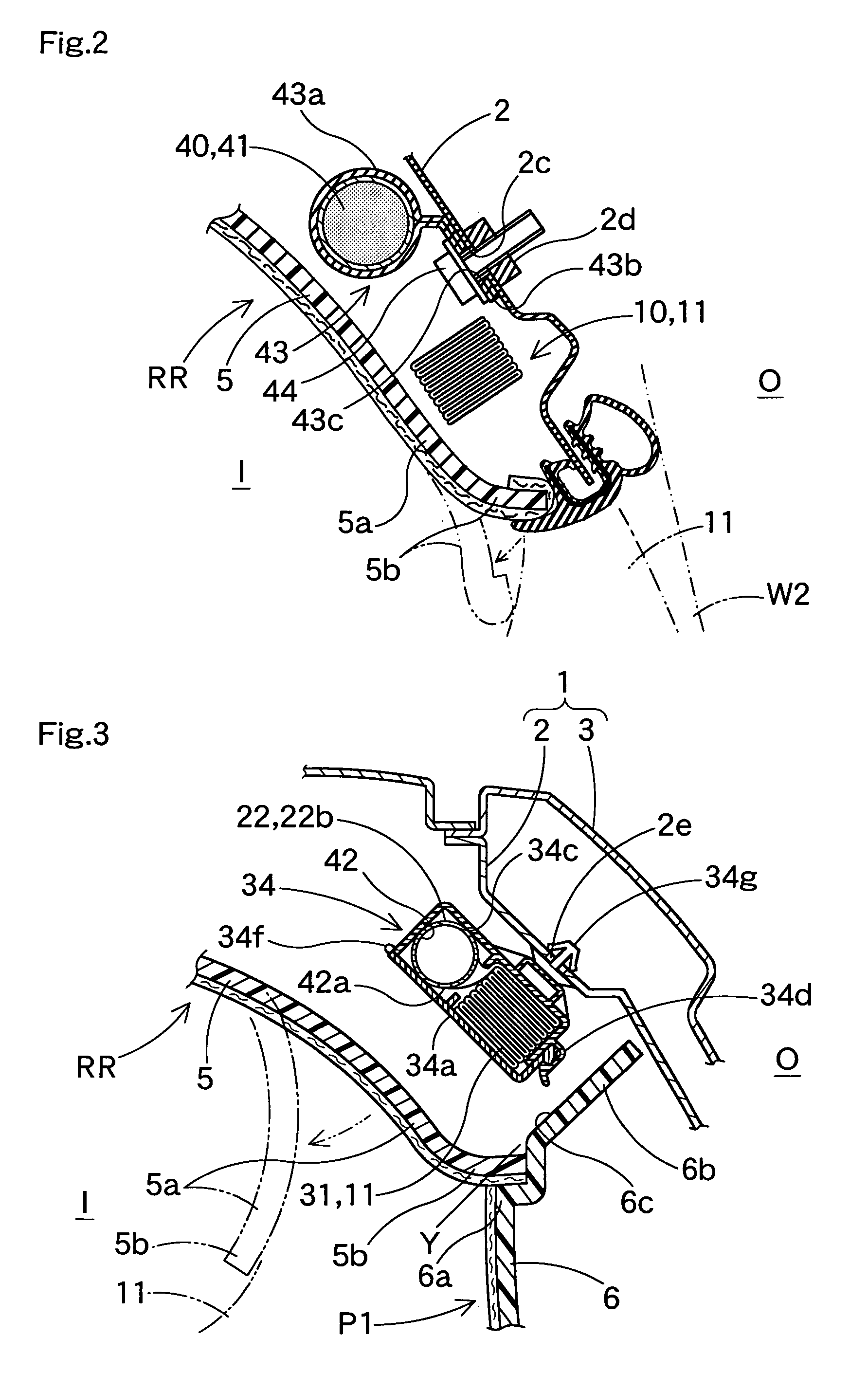 Head protecting airbag device