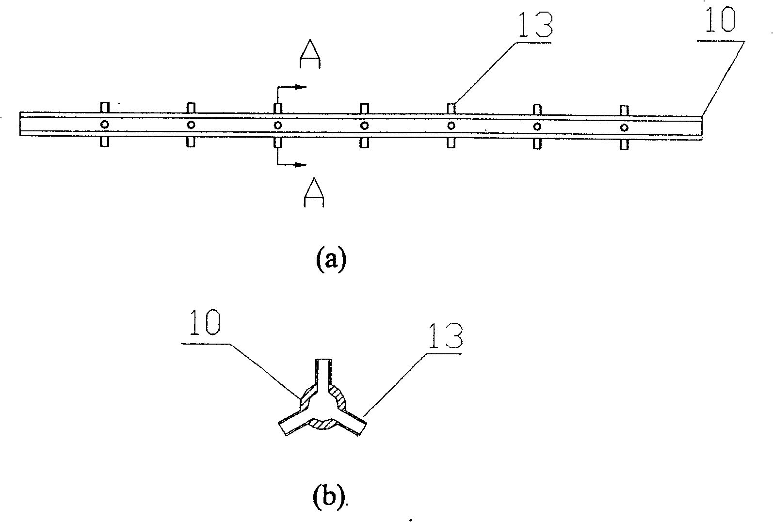 Synchronous gas-liquid purifying high voltage DC/pulse discharge method and device