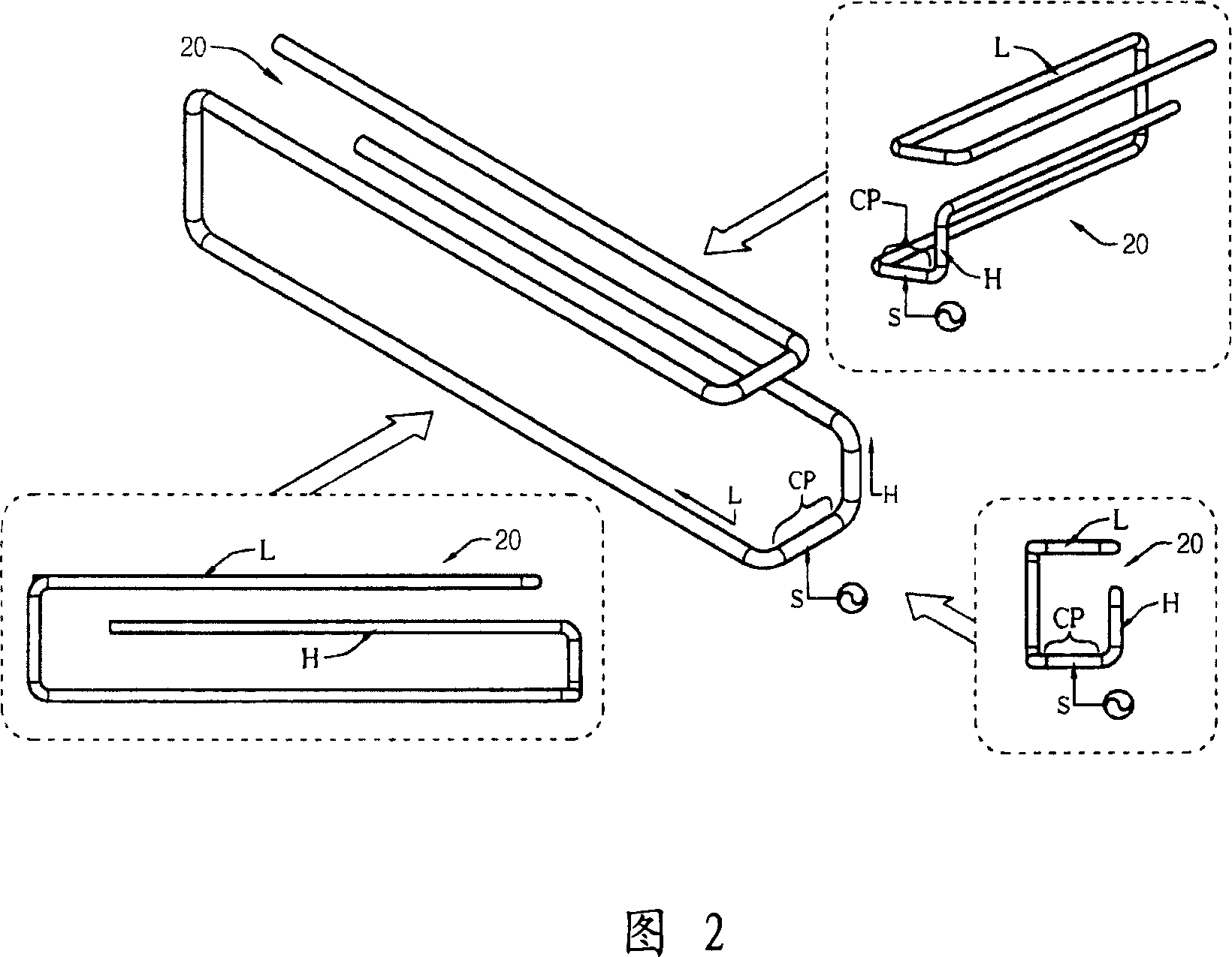 A compact multi-frequency antenna