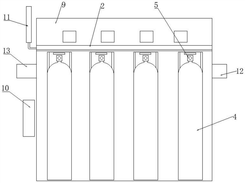 Comprehensive protection system for corrosive gas cylinder