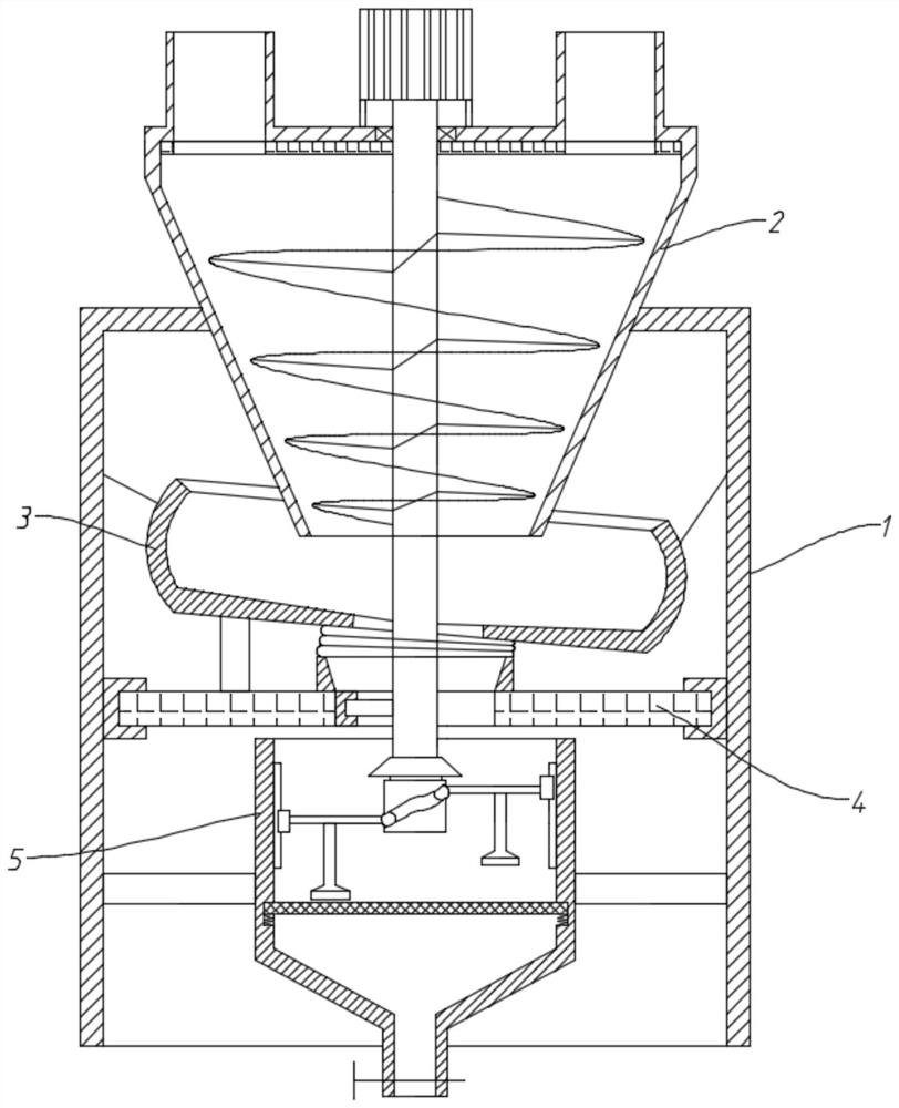 A kind of uniform feeding type batching equipment for aquaculture