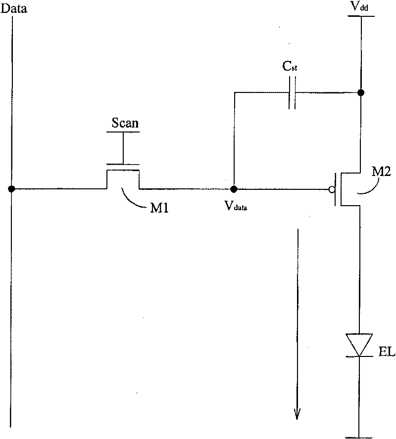 Pixel driving circuit of light-emitting diode