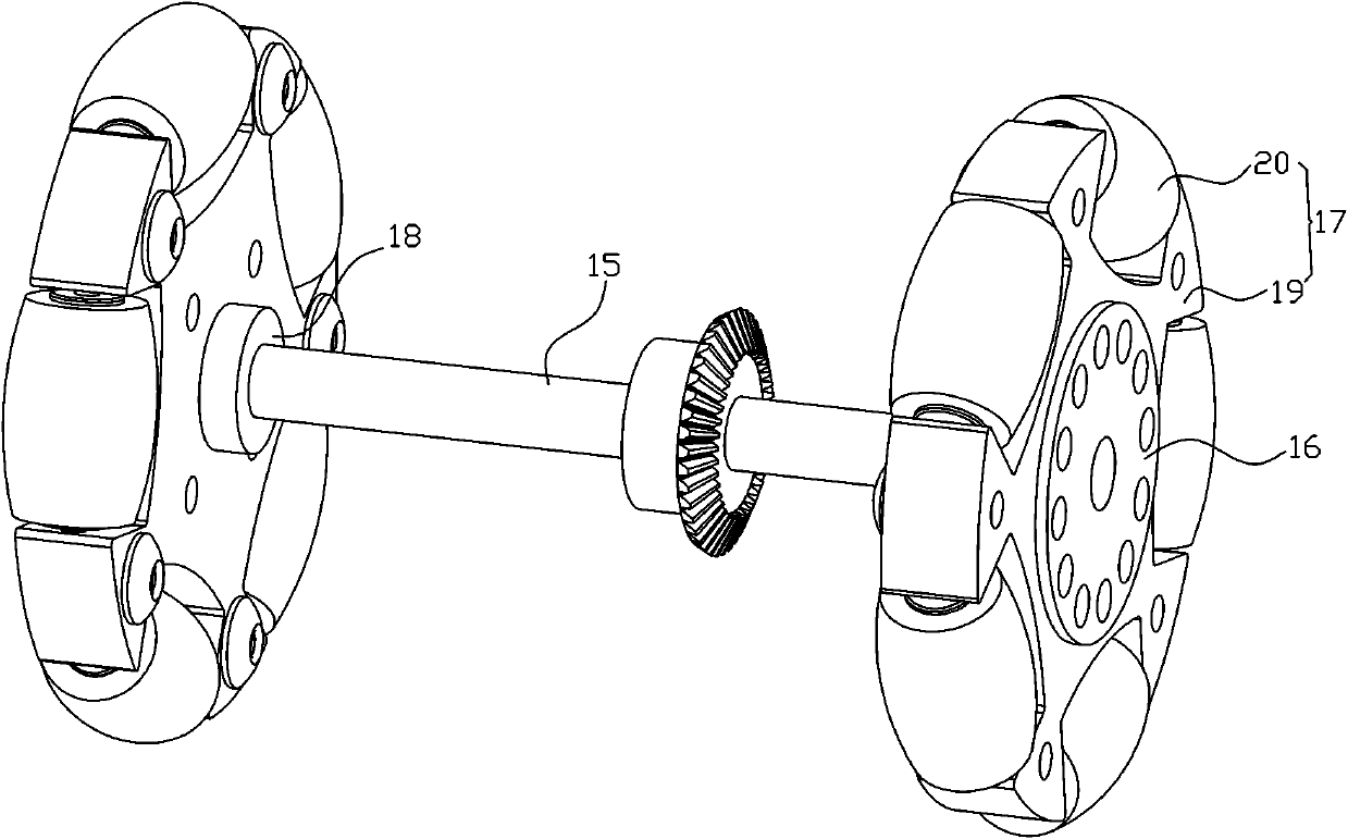 Multi-joint omnidirectional motion pipeline robot