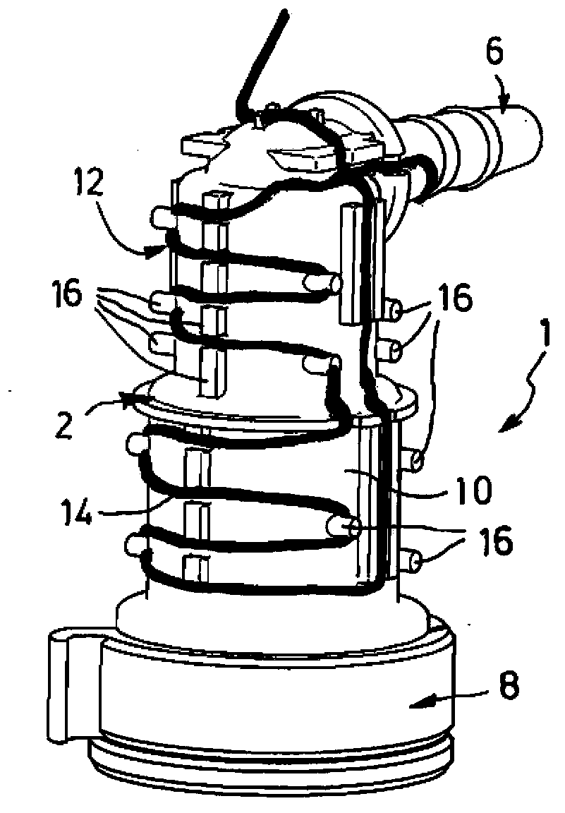 Line connector for media lines