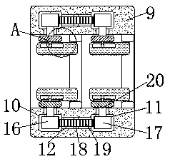 High-efficiency safety material conveying fan