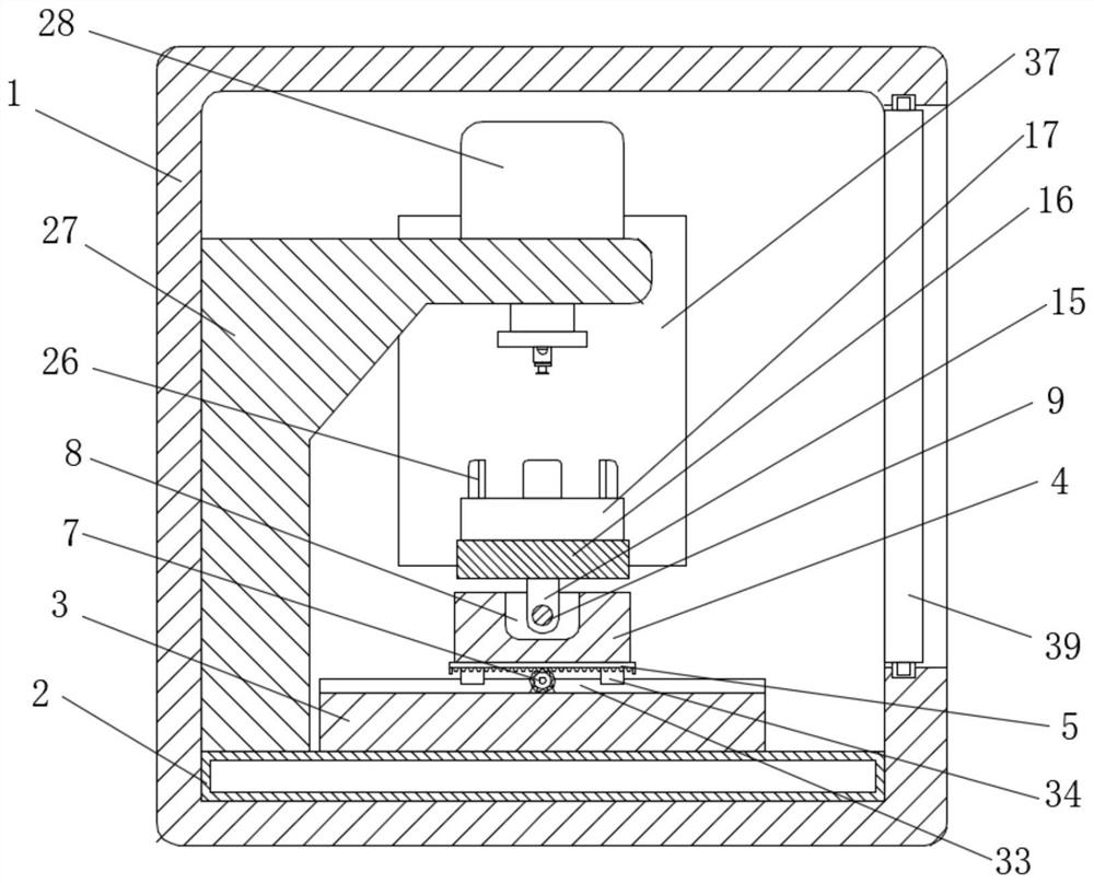 Numerically-controlled machine tool provided with automatic positioning and clamping device