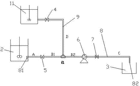 Transportation system and method of high concentration solid granule suspending solution