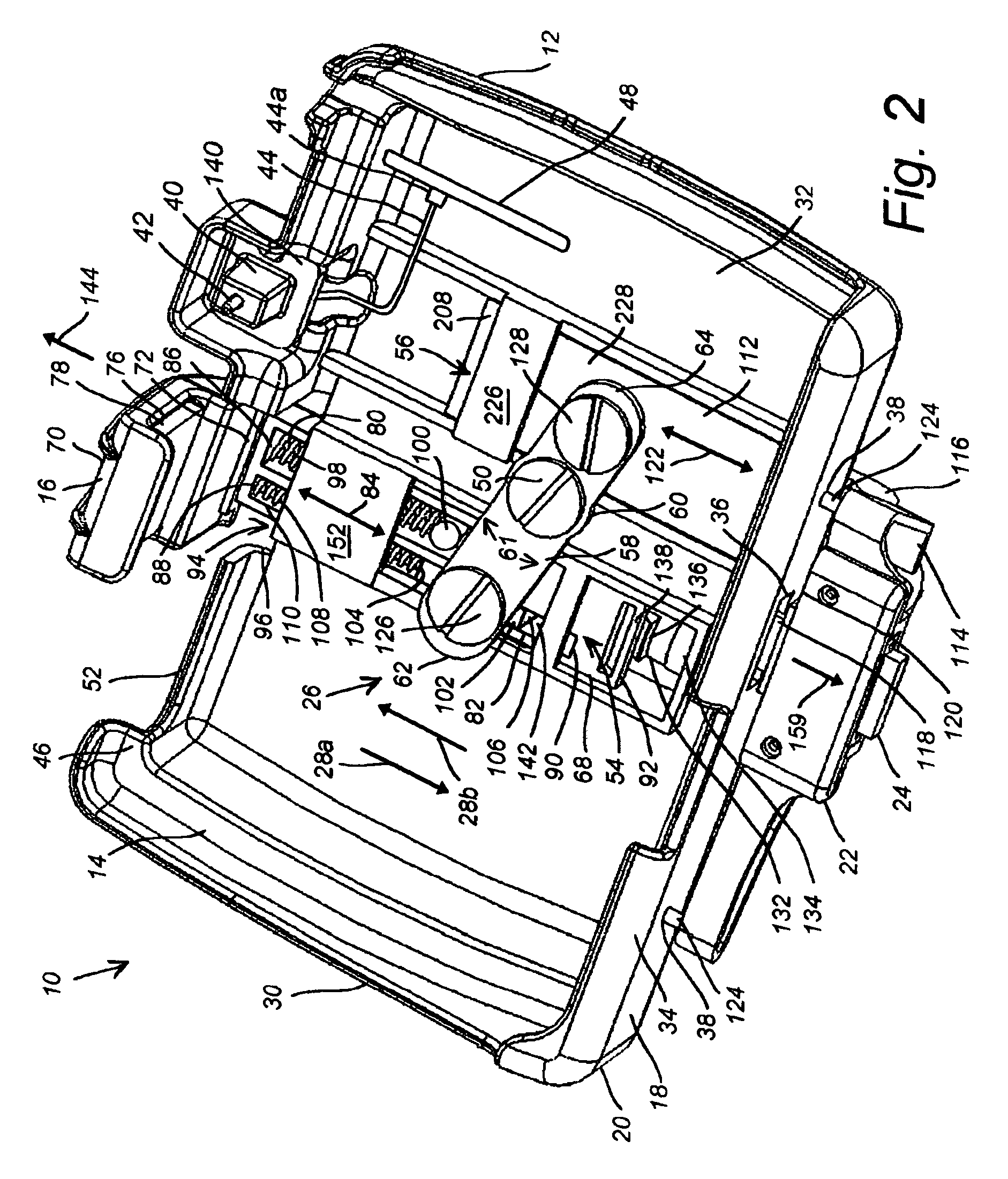 Powered docking station